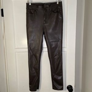 BDG High Rise Faux Leather Pants